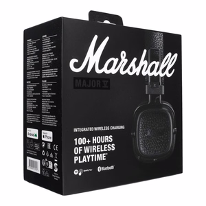 Juhtmevabad kõrvaklapid Marshall Major V, Pitch Black