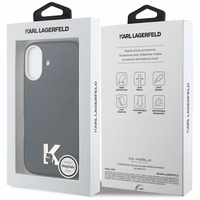 Karl Lagerfeld Karl Head Logo MagSafe ümbris iPhone 17-le - must