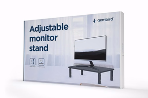 Gembird MS-TABLE-01 monitori kinnitus / alus must laua