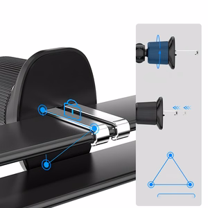 Wozinsky WEDZ-3Y8S clamp car holder with 15W inductive charger for phone on the air vent - black