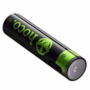 Laetav aku R3 (AAA) 320 mAh USB C-ga + kaabel USB A kuni 2 x USB C 2 tk Hoco JA4 must