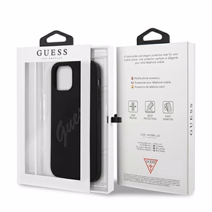 Guess GUHCP12SLSVSBK iPhone 12 mini 5.4" must/must kõvakott Script Vintage