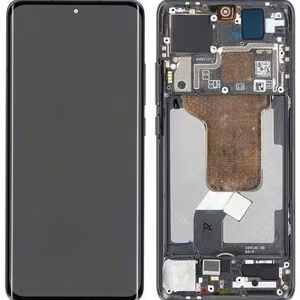 LCD экран Xiaomi 12 5G/12X 5G/12S 5G с тачскрином с рамкой чёрный Оригинал (б/у Grade A)