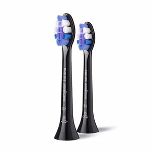 Philips Sonicare Sensitive vahetatavad hambaharjapead HX6052/88 – 2 tk, mustad