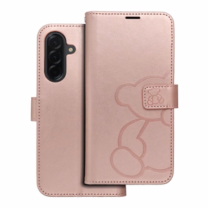 MEZZO Book ümbris jaoks SAMSUNG A36 5G teddy bear rose kuldne