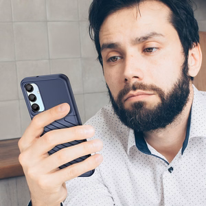 Thunder Ümbris jaoks Samsung Galaxy A26 silicone armored cover - sinine