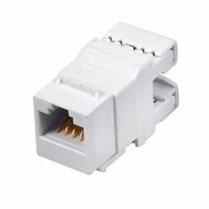 Q-LANTEC MKN-U6-1 juhtme ühenduspesa RJ45 UTP kategooria 6 varjestamata valge