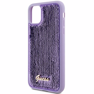Guess Sequin Script Metal ümbris jaoks iPhone 11 / Xr - lilla