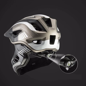 Rockbros TT-32SBTG-S laste jalgrattakiiver eemaldatava lõuakaitsmega, suurus S - hall