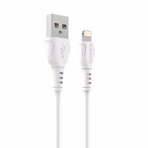 Borofone кабель BX51 Triumph - USB на Lightning - 2,4A 1 метр белый