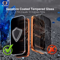 Tempered klaas Tel Protect 10X Privaatsus DLC Diamond Coating for Samsung Galaxy S26 Plus (with fingerprint unlock)