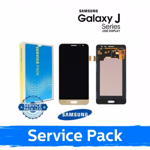 LCD ekraan ühilduv Samsung J320F 2016 J3 kuldne (Service Pack)