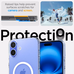 SPIGEN ümbris LIQUID CRYSTAL MAG compatible with MagSafe do IPHONE 16 clear