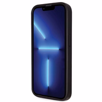 Guess GUHCP14LP4TDSCPK ümbris jaoks iPhone 14 Pro - must Crossbody 4G Metal Logo