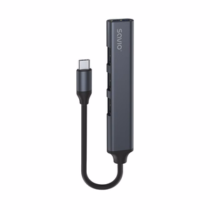 SAVIO AK-71 USB-C jaotur - 3 x USB-A 2.0, 1 x USB-A 3.0, 4-in-1, 5 Gbps