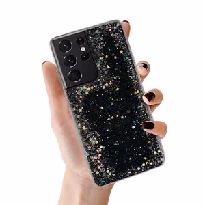 Brilliant Läbipaistev Ümbris jaoks Samsung Galaxy S21 Ultra Must