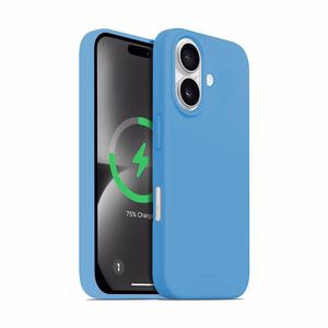 Crong Color Cover Magnetic MagSafe ümbris seadmele iPhone 16, sinine