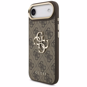 GUESS ümbris jaoks IPHONE 17 Air GUHCP17M4GMGCBR (PU W/ Big 4G Classic Logo) kuldne brown