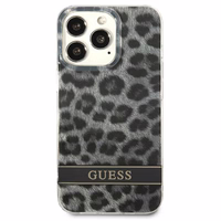 Guess GUHCP13LHSLEOK iPhone 13 Pro / 13 6.1" hall/halli kõvakaaneline Leopard