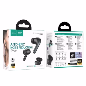 HOCO juhtmevaba bluetooth kõrvaklapid TWS ANC + ENC EQ5 must