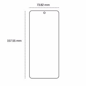 Karastatud klaas 2,5D jaoks Samsung Galaxy M35 5G