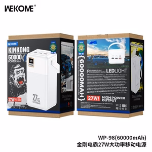 Akupank WK Design „WP-98“ valge 60000mAh (27W)
