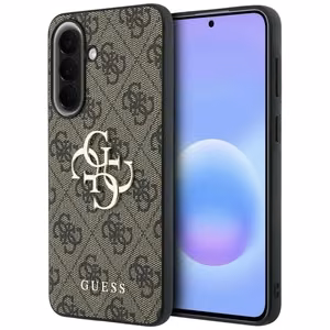 GUESS чехол для Samsung Galaxy A57 GUHCSA574GMGBR (4G Big Metal Logo) коричневый