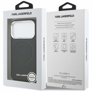 Karl Lagerfeld K Head Point Logo MagSafe Ümbris for iPhone 17 Pro - must