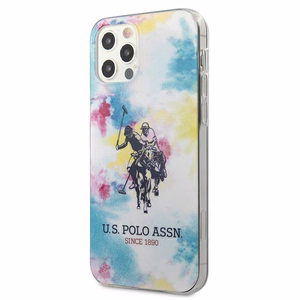 US Polo USHCP12MPCUSML Tie & Dye Collection ümbris seadmele iPhone 12 / 12 Pro 6.1", mitmevärviline