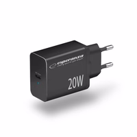 Esperanza EZC104K mains charger 20W must