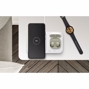 Juhtmevaba laadija Samsung Duo EP-P5400TWEGEU valge 15W (laadija ja kaabliga) / 100% originaal /