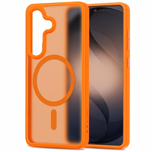 Tech-Protect Magmat MagSafe Ümbris for Samsung Galaxy S26 - oranž Matt