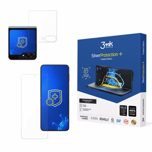 LCD Ekraanikaitse 3mk hõbedane Protection+ Folded Edition Samsung F731 Z Flip5 5G