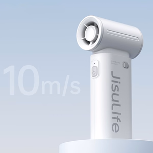 Jisulife Life9 3600 mAh kaasaskantav USB-käsiventilaator-minipuhur, hall