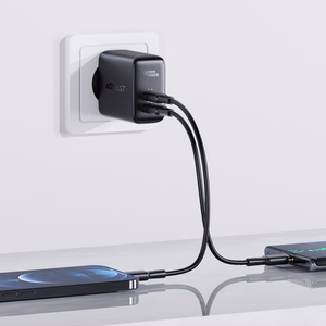 Acefast Laadija 2x USB Type C 40W, PPS, PD, QC 3.0, AFC, FCP must (A9 must)