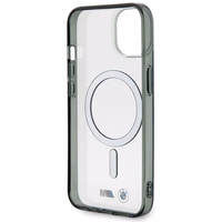 BMW BMHMP14SHCRS iPhone 14 6.1" ümbris läbipaistev hardcase hõbedane Ring MagSafe
