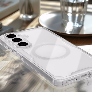 Nillkin Nature TPU Pro чехол совместимый с MagSafe для Samsung Galaxy S26+ белый