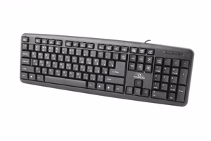 Esperanza TKR101 kontori klaviatuur USB QWERTY inglise, vene must