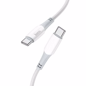 Kaabel USB C to USB C Hoco 3A 60W 1 m X70 valge