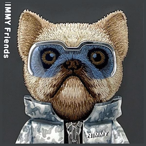 Nimmy Cool&Cute 2.0 Dog Ümbris jaoks iPhone 16 Pro Max - Must