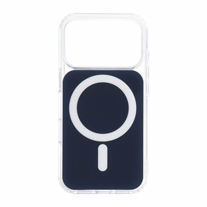 Clear Fusion Mag Cover ümbris mudelile iPhone 16e (SE 4, 2025) / 17e, MagSafe'iga ühilduv – tumesinine