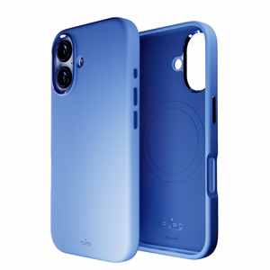 Puro Icon Mag Pro MagSafe Silicone Ümbris jaoks iPhone 16 - Sinine