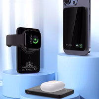 Blavec Akupank 5000mAh BJ-04 Ultra Slim 7,8mm - Type C - 22,5W magnetic Magsafe 3 in 1 (PBBJ04-MC5B) must glass