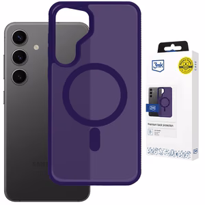 3mk Smoke MagCase for Samsung Galaxy S25 - purple