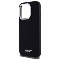 DKNY Plain Logo MagSafe iPhone 15 Pro Max Ümbris - Must