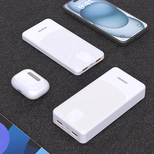 Dudao K10 10000mAh 2.4A akupank 2 × USB-A liidesega – valge