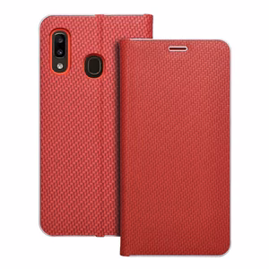 LUNA Book Carbon jaoks SAMSUNG A20e punane