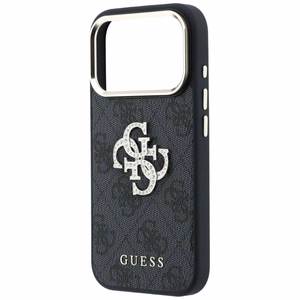Guess 4G & Big Strass Logo ümbris seadmele iPhone 18 Pro / 17 Pro – must