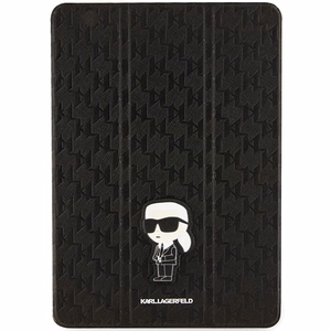 Чехол Karl Lagerfeld Saffiano Monogram Ikonik для iPad 10.2" 2019 (7 поколение) Folio Magnet Allover Cover - чёрный