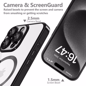 Tech-Protect MagFlex MagSafe Ümbris jaoks Samsung Galaxy A56 5G - Clear Roheline